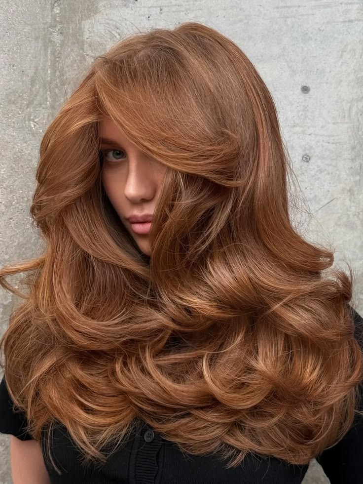 Keratin Tip Extensions - Auburn Copper - Divage Hair