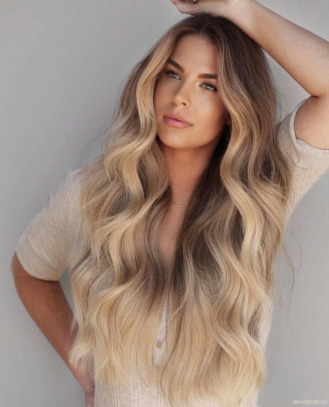 Tape-in Weft Extensions - Icy Blonde Ombre - Divage Hair